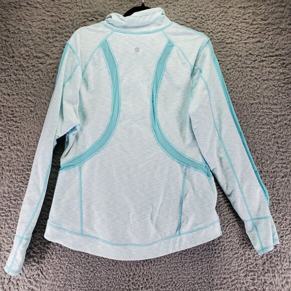 Tangerine Jacket Women's XL Light Blue Full-Zip Hoodie Jacket - Picture 7 of 8